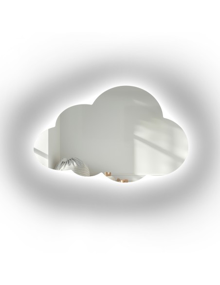 Lustro do pokoju dziecięcego chmurka z podświetleniem – CLOUD LED