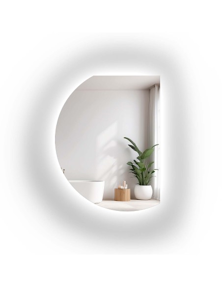 Lustro o nieregularnym kształcie z podświetleniem – DOLLY LED