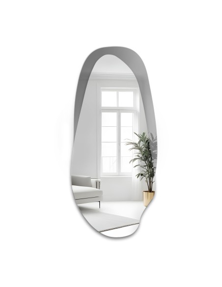 Dekoracyjne lustro na grafitowym antisolu - FUSION