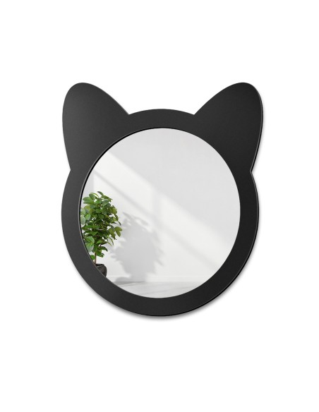 Lustro dekoracyjne ścienne dla dziecka w ramie mdf - KOTEK