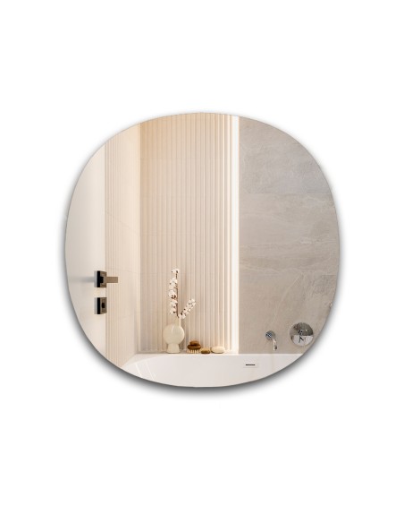 Lustro do łazienki nieregularnie zaokrąglone LAOS