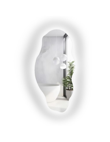 Dekoracyjne lustro o organicznym...