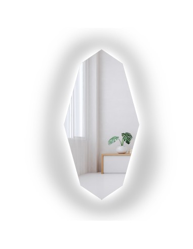 Dekoracyjne lustro o ostrym...