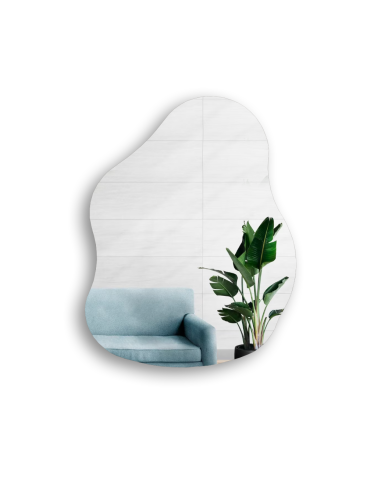 Dekoracyjne lustro o organicznym...