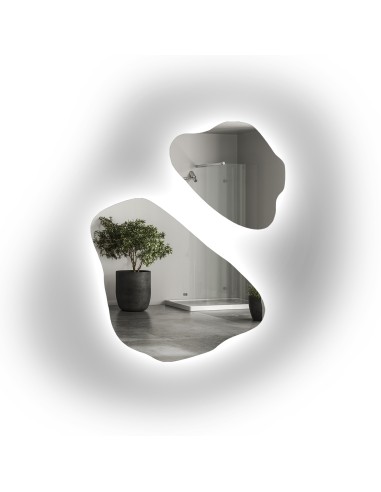 Zestaw luster o nieregularnym...