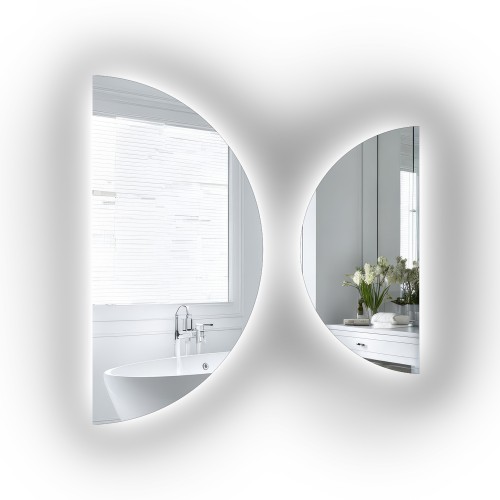 Zestaw półokrągłych luster... 2