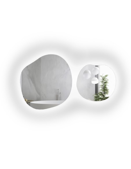 Zestaw luster organicznych z podświetleniem- SODALIT LED