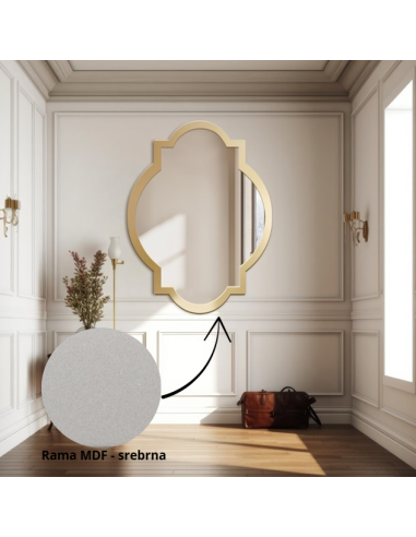 Lustro o nieregularnym kształcie w...