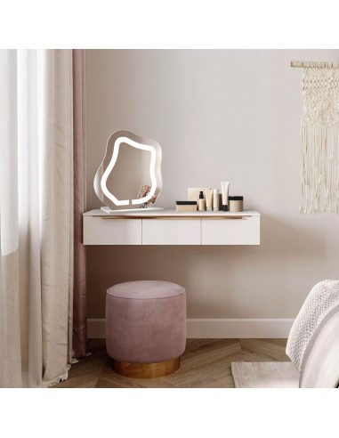 Lusterko kosmetyczne z piaskowanym...