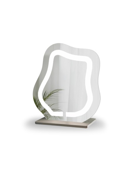 Lusterko kosmetyczne z piaskowanym podświetleniem - FLOW LED PETITE