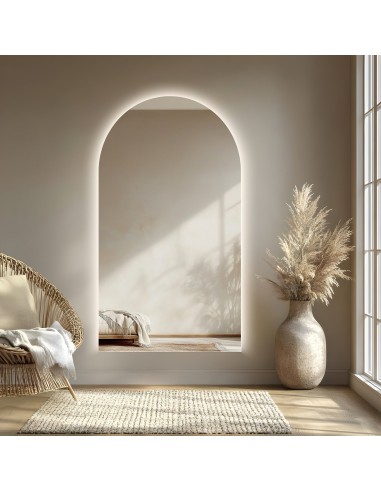 Lustro półowalne z podświetleniem LED...