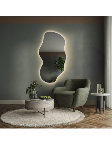 Lustro o organicznym kształcie z...