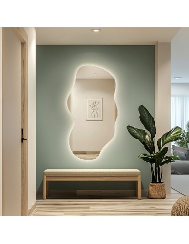 Lustro o organicznym kształcie z...