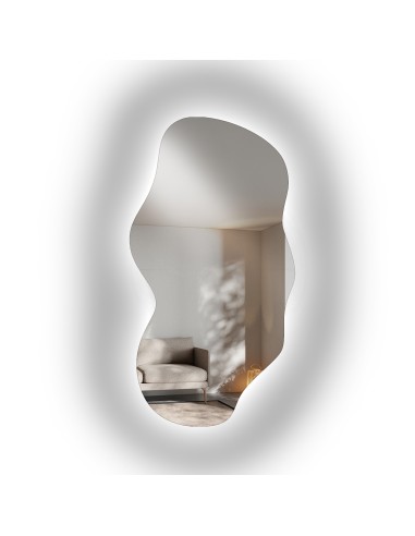 Lustro o organicznym kształcie z...