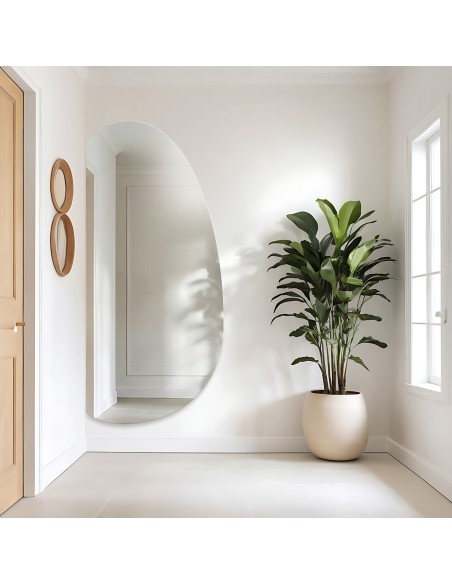 Lustro o organicznym kształcie – TURMALIN