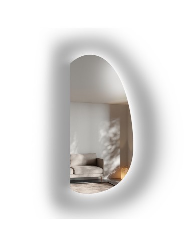 Lustro o organicznym kształcie z...