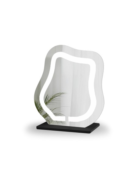 Lusterko kosmetyczne z piaskowanym podświetleniem - FLOW LED PETITE
