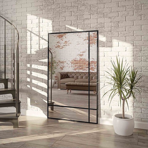 Lustro loft ze szprosami -...