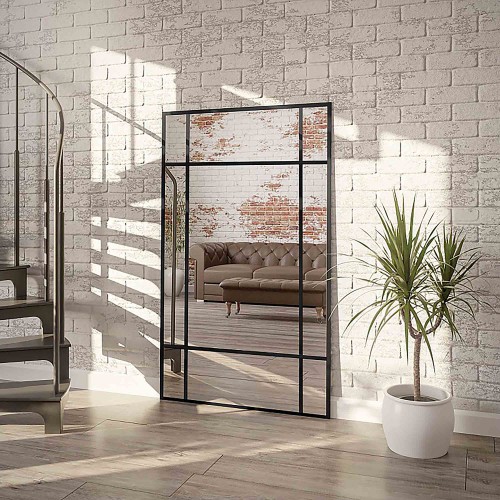 Lustro loft ze szprosami -...