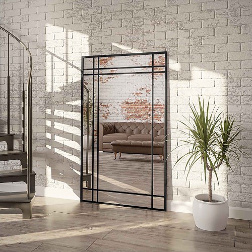 Lustro loft ze szprosami -...