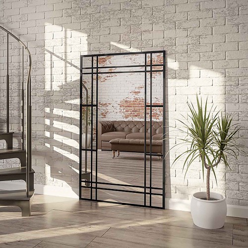Lustro loft ze szprosami -...