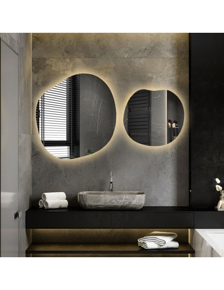 Zestaw luster organicznych z podświetleniem- SODALIT LED