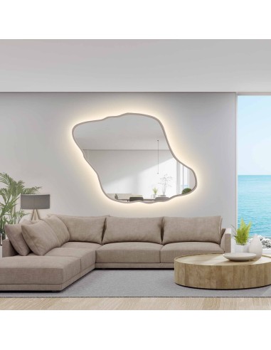 Lustro o organicznym kształcie w...