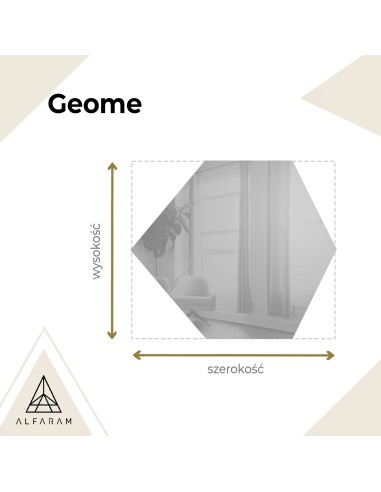 Lustro o geometrycznym kształcie – GEOME