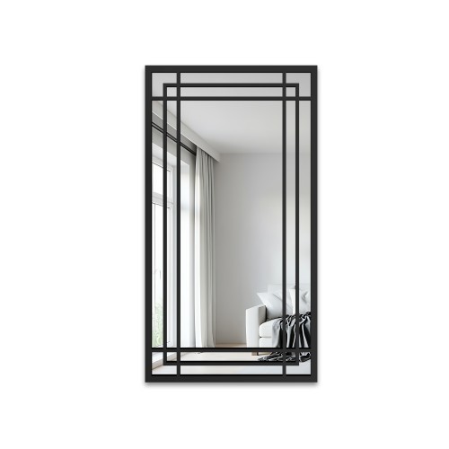 Lustro loft ze szprosami w... 2