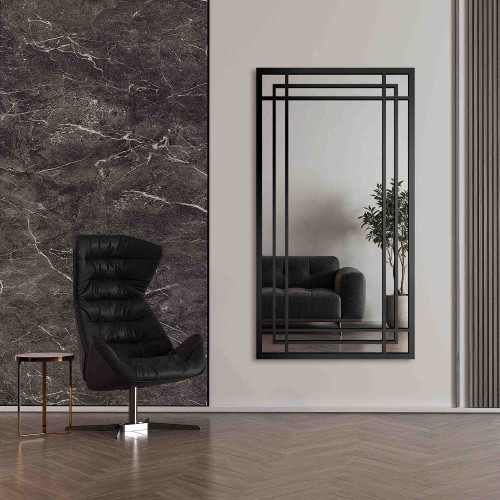 Lustro loft ze szprosami w...