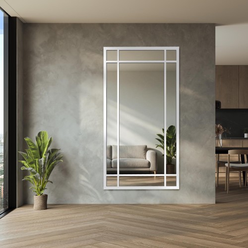 Lustro loft ze szprosami w...