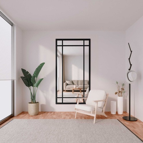 Lustro loft ze szprosami w...