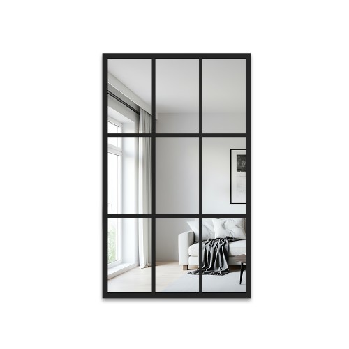 Lustro loft ze szprosami w... 2