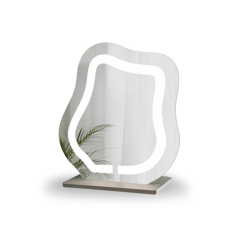 Lusterko kosmetyczne z piaskowanym podświetleniem - FLOW LED PETITE
