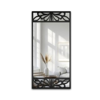 Lustro prostokątne z ażurowym dekorem MDF – VERONELLE SERENEO 100x200