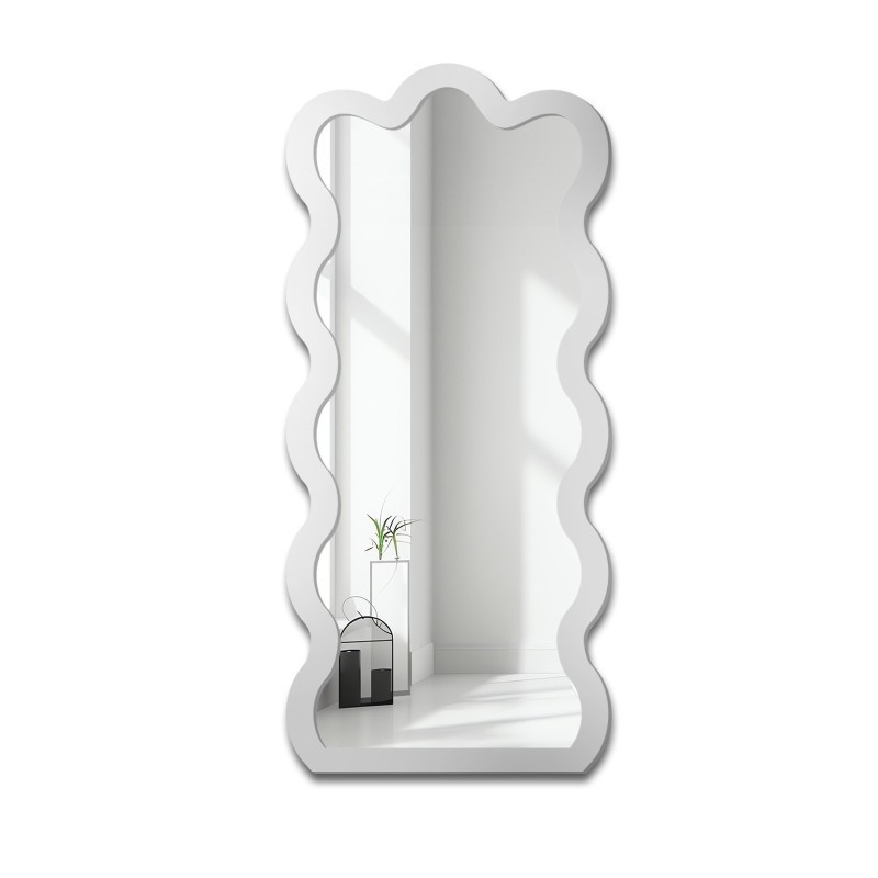 Lustro nieregularne w ramie mdf - BLOBS WAVE