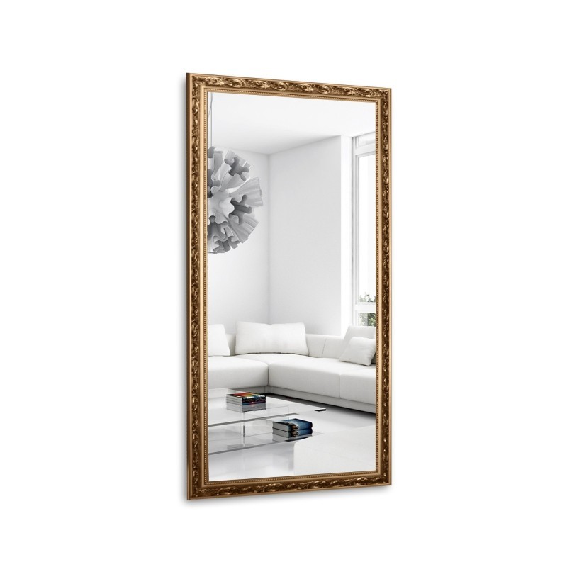 Lustro w ornamentowej zdobionej ramie - 7004001