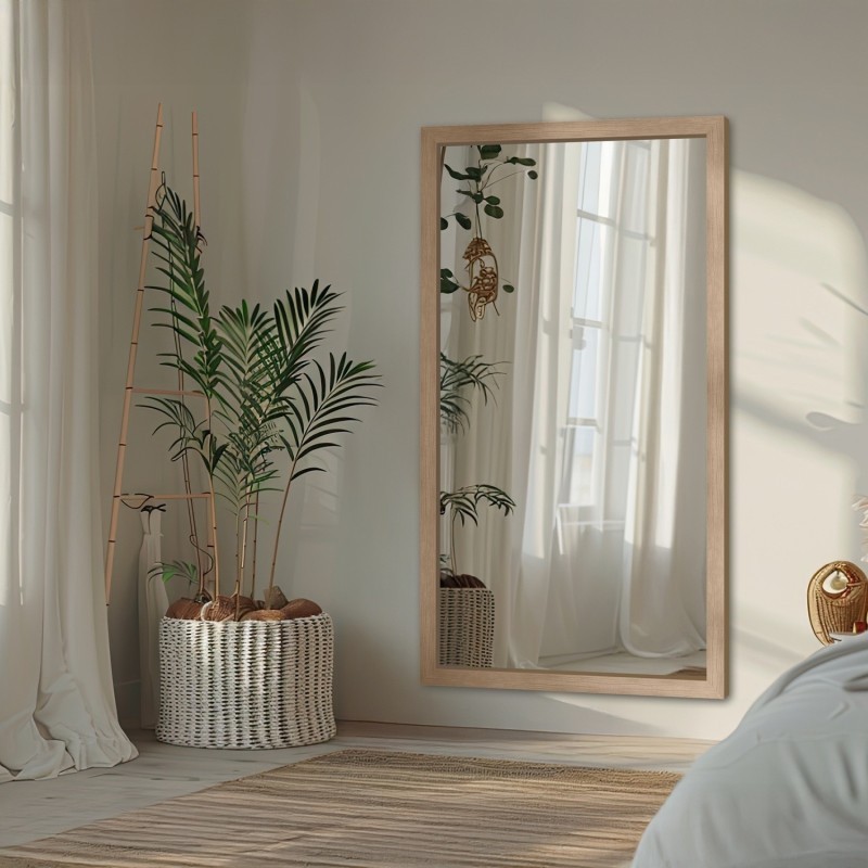 Lustro w drewnianej ramie - 8503 - kolor ramy do wyboru