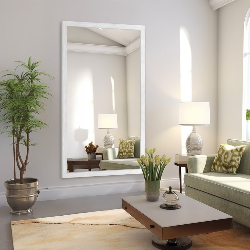 Lustro w drewnianej ramie - 8503 - kolor ramy do wyboru