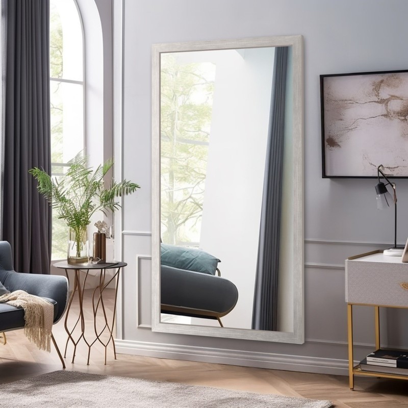Lustro w drewnianej ramie - 8503 - kolor ramy do wyboru