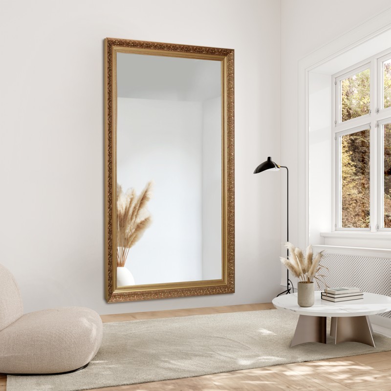 Lustro w bogatej ornamentowej ramie - 6001 - kolor ramy do wyboru