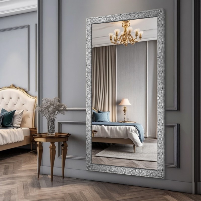 Lustro w drewnianej ramie - 8501 - kolor ramy do wyboru