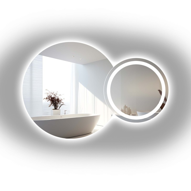 Zestaw luster łazienkowych z podświetleniem - ASTERIA LED