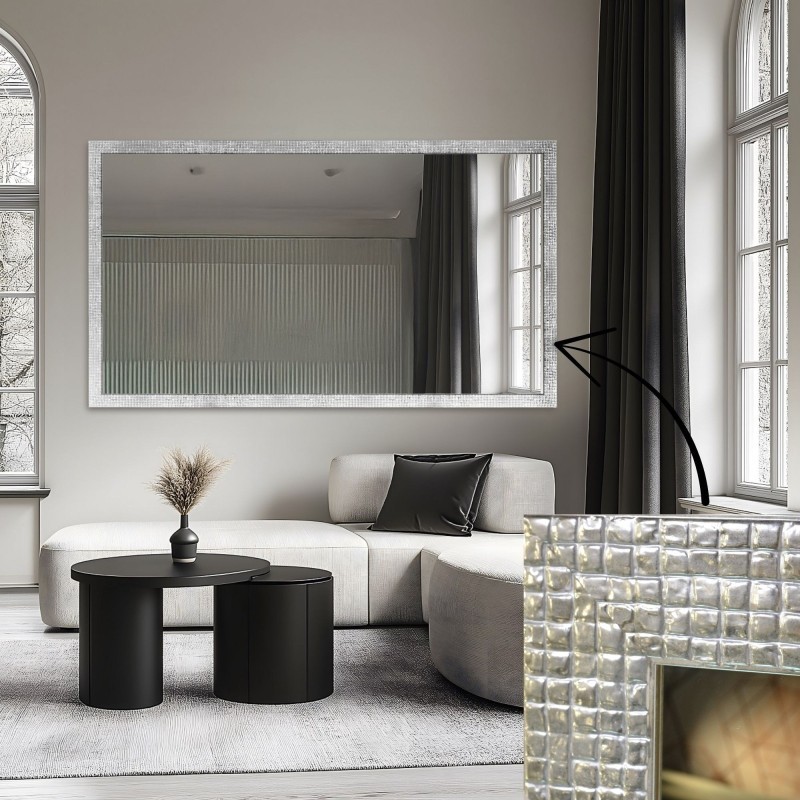 Lustro w drewnianej ramie - 8504 - kolor ramy do wyboru