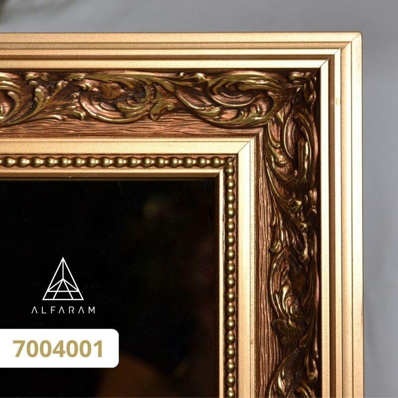 Lustro w ornamentowej zdobionej ramie - 7004001