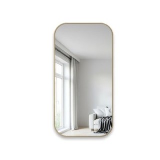 Lustro w ramie złotej MDF SLIM - GERDA