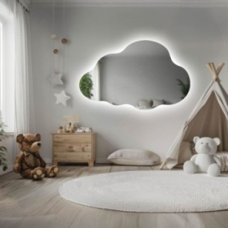 Lustro do pokoju dziecięcego chmurka z podświetleniem – CLOUD LED