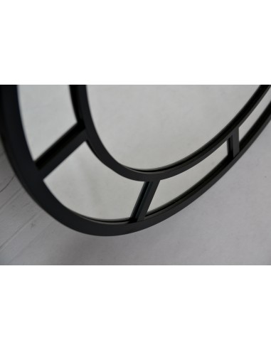 Lustro okrągłe loft ze szprosami mdf...