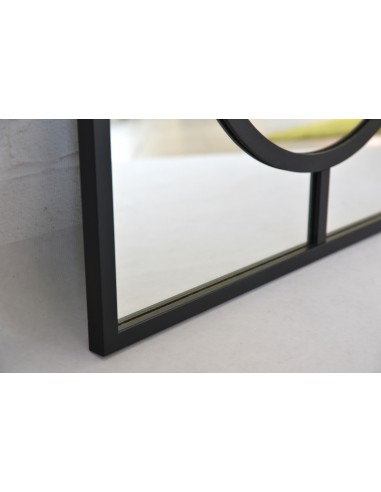 Lustro kwadratowe z loftowym kołem...