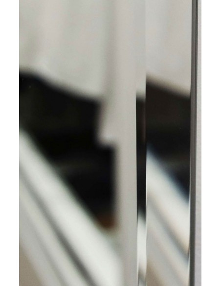 Lustro prostokątne z dekoracyjną lustrzaną fazą - FAZA